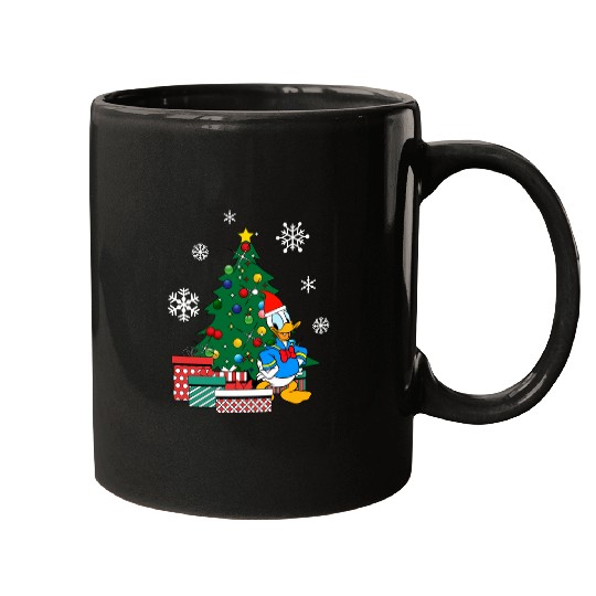 Donald Duck Around The Christmas Tree  : Mickey Disney Christmas, Disney Christmas Mugs