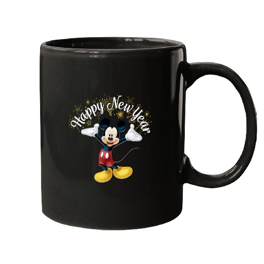 Disney New Year's Mickey Mouse Happy New Year Portrait   : Mickey Disney Christmas, Disney Christmas Mugs