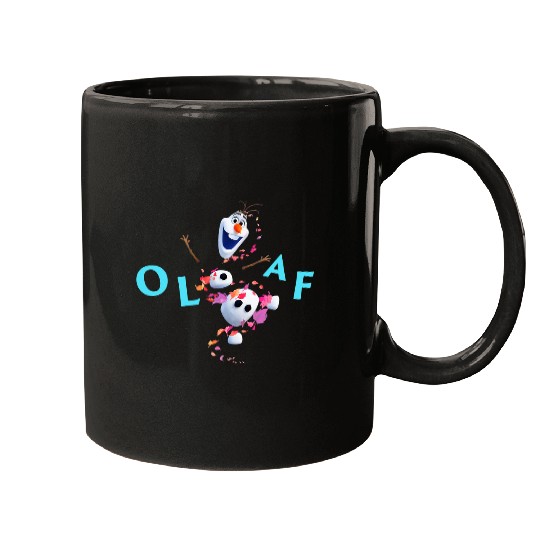 disney frozens 2 olaf autum leaves happy portrait Mugs