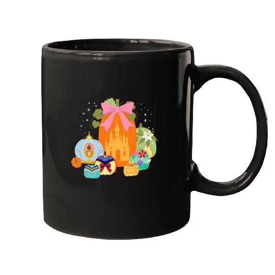 Disney Princess Pumpkins Fall Princesses and Pumpkin Castle Mugs