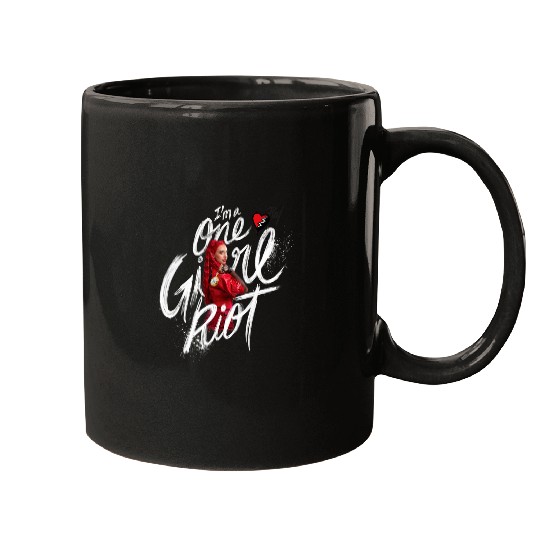 Disney Descendants The Rise Of Red I'm A One Girl Riot Red Mugs