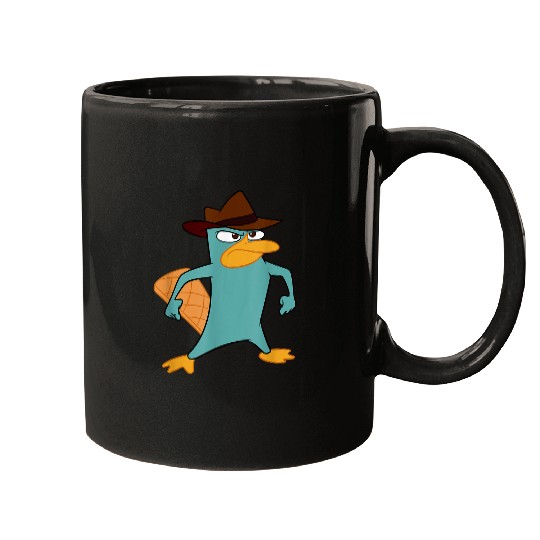 Disneyss Phineas And Ferb Perry The Platypus Bravesss Stance Mugs