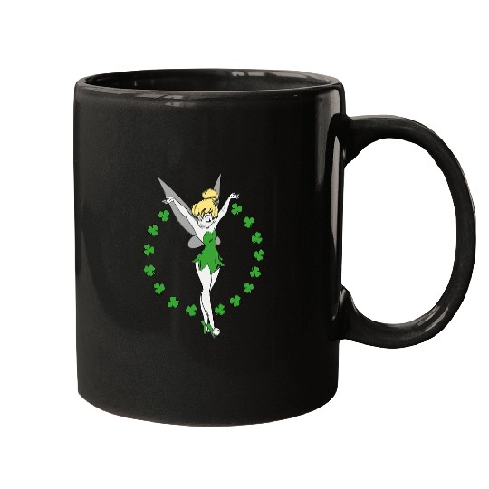 Disney Tinker Bell Ring of Shamrocks St. Patricks Day Mugs
