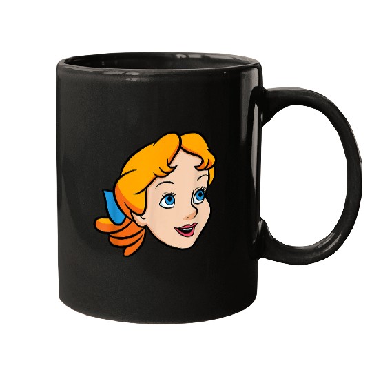 Disneyss Peter Pan Wendy Darling Big Faces Costume Mugs