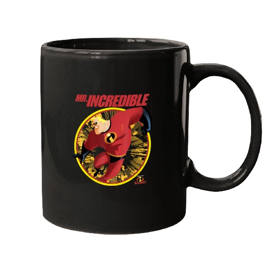 Disney The Incredibles Mr. Incredible Distressed Badge Mugs
