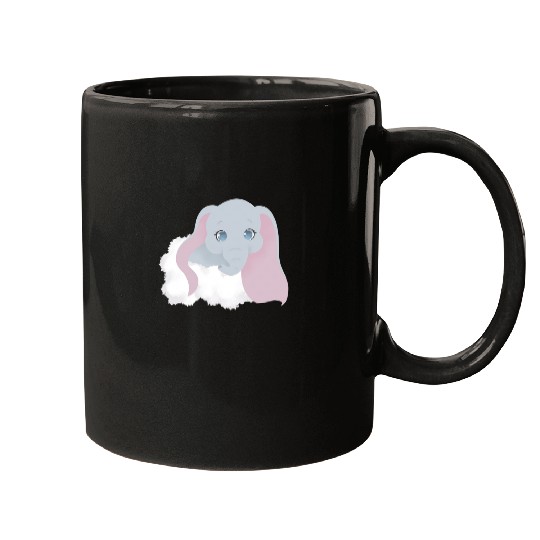 Discover Cute Elephant on a Cloud Sticker: Disney Elephant Dumbo, Dumbo Mugs