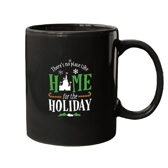 Discover Theres No Place Like Home for the Holiday  : Mickey Disney Christmas, Disney Christmas Mugs
