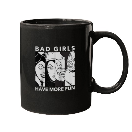 Disney Villains - Bad Girls Have More Fun Raglan Baseball Tee Mugs