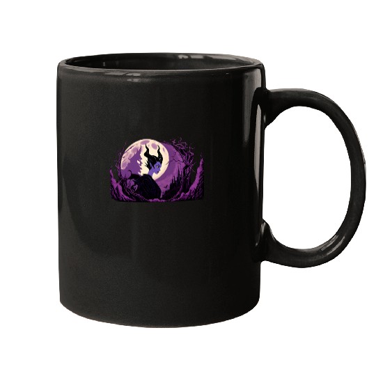 Twilight Moon Purple Maleficent anime   SALE!! : Disney Villains Maleficent , Maleficent Gift S-5XL Mugs