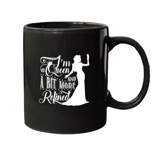 Discover I'm a queen and a bit more refined   SALE!! : Disney Villains Maleficent , Maleficent Gift S-5XL Mugs
