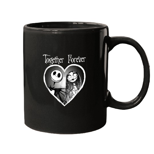 Disney Nightmare Before Christmas Together  1: Jack And Sally With Friends, Halloween Party , Jack skellington Mugs