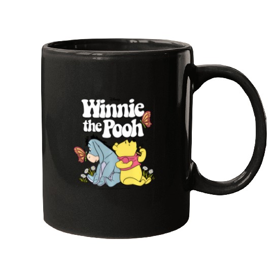 Disney Winnie The Pooh - Retro Eeyore And Pooh Mugs