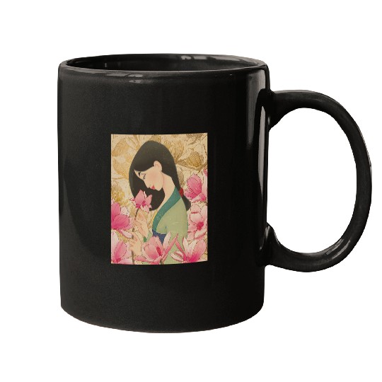 Disney Mulan Floral Mugs