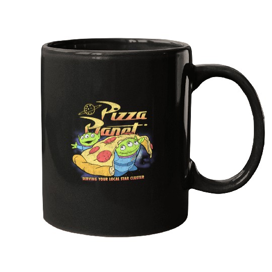 Discover Disney Pixar Toy Story Aliens Pizza Planet Mugs