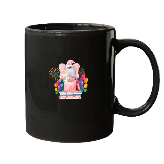 Discover Peter the Book Loving Circus Elephant Clock, Disney Elephant Dumbo Christmas , Dumbo Christmas Mugs