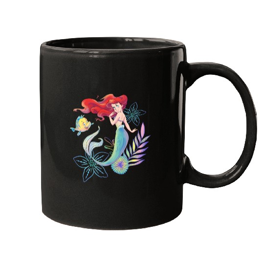 Discover Disney The Little Mermaid Ariel And Flounder Sea Mugs