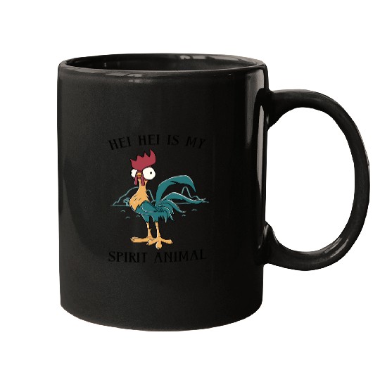 Disney Moana Hei Hei Is My Spirit Animal Portrait Long Sleeve T-Shirt Mugs