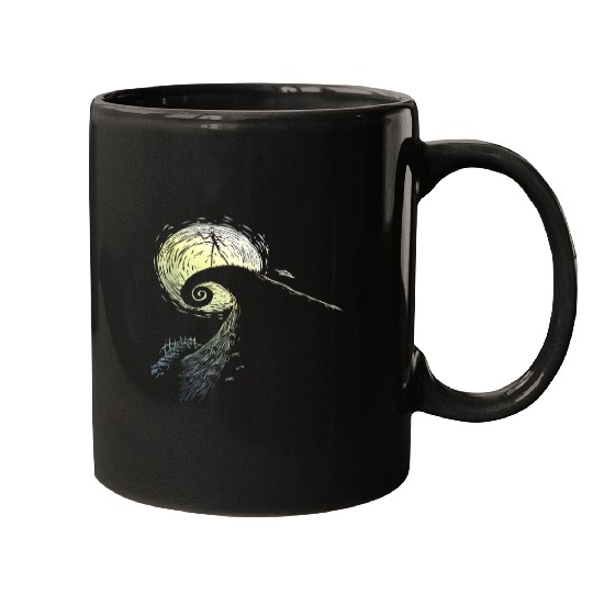 Discover Disney The Nightmare Before Christmas Jack Spiral Hill Tank Top Mugs