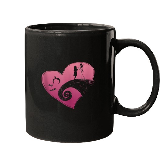 Disney The Nightmare Before Christmas Jack and Sally Heart Tank Top Mugs
