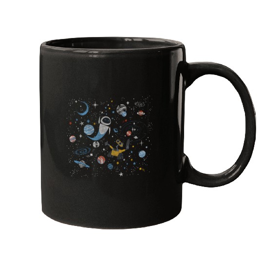 Disney Pixar Wall-E Eve In Space Mugs
