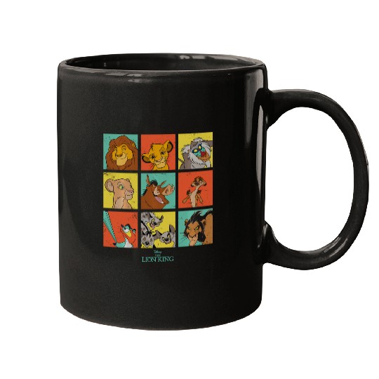 Discover Disney The Lion King Characters 90S Grid Mugs