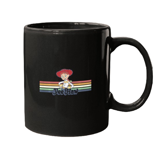 Discover Disney Pixar Toy Story Jessie Cowgirl Rainbow Stripe Yee Haw Mugs