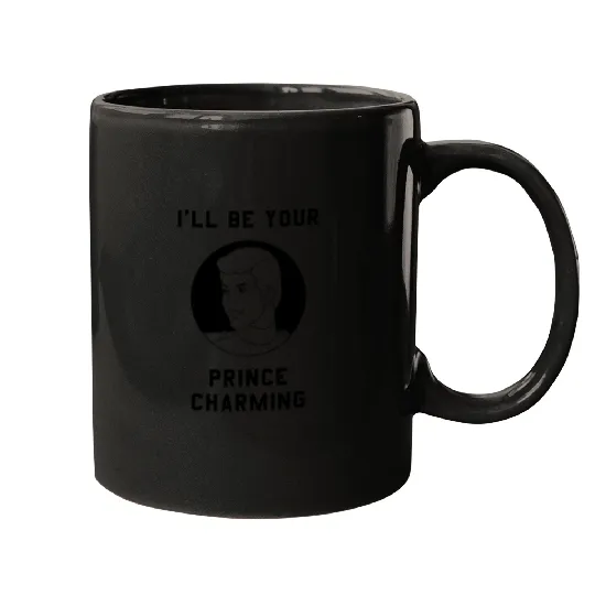 Discover Disney Cinde Ill Be Your Prince Charming Dark Font Mugs