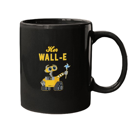 Disney Wall-E Her Wall-E Couples Mugs