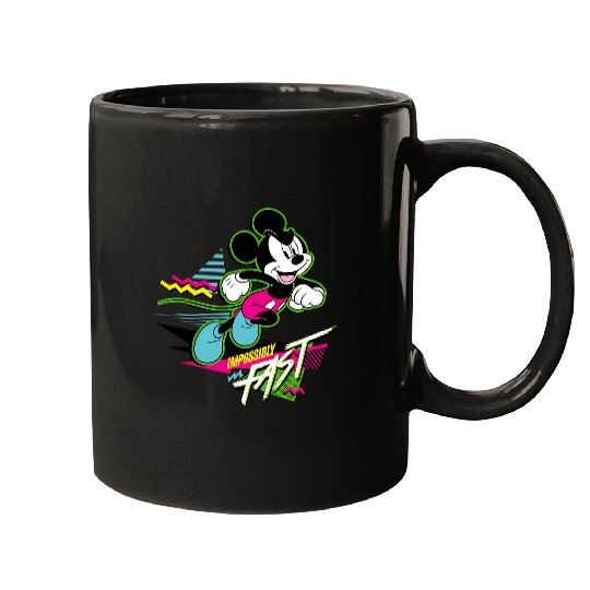 Disney Mickey Mouse Impossibly Fast 90s Retro Mugs