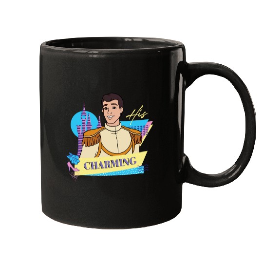 Discover Disney Cinde Retro Couples Matching His Prince Charming Long Sleeve Mugs