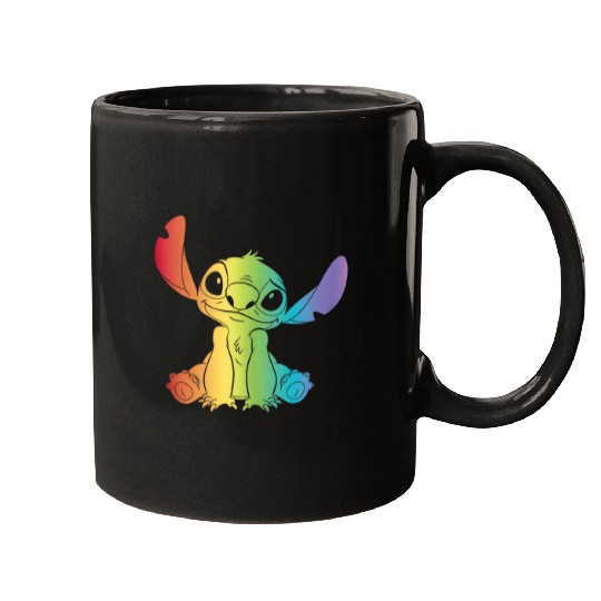Discover Disney Lilo & Stitch Rainbow Stitch Fill Pride Tank Top Mugs