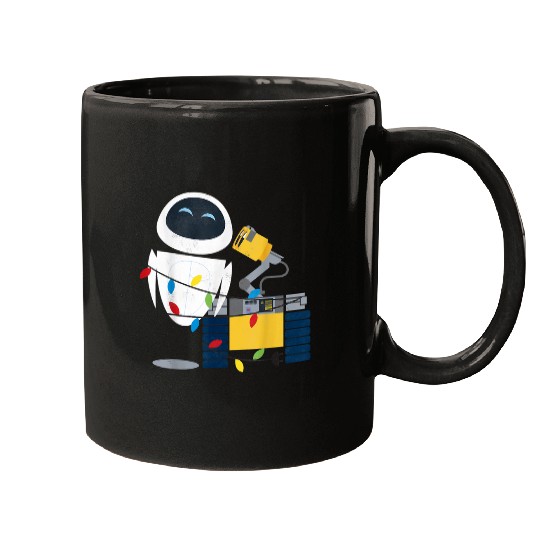 Disney Pixar Wall-E Eve Christmas Light Wrap Graphic Mugs