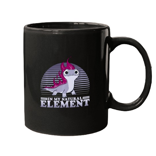 Discover Disney Frozen 2 Salamander In My Element Striped Sun Mugs