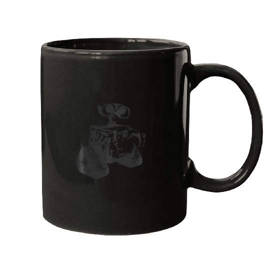Disney Pixar Wall-E Spray Paint Stencil Mugs