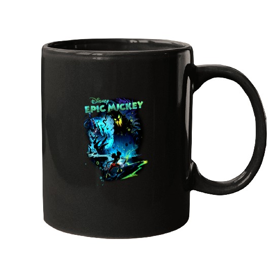 Discover Disney Epic Mickey Shadow Blot Battle Poster Epic Mugs