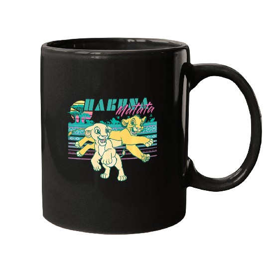 Disney Lion King Retro Simba & Nala 90s Hakuna Matata Premium Mugs