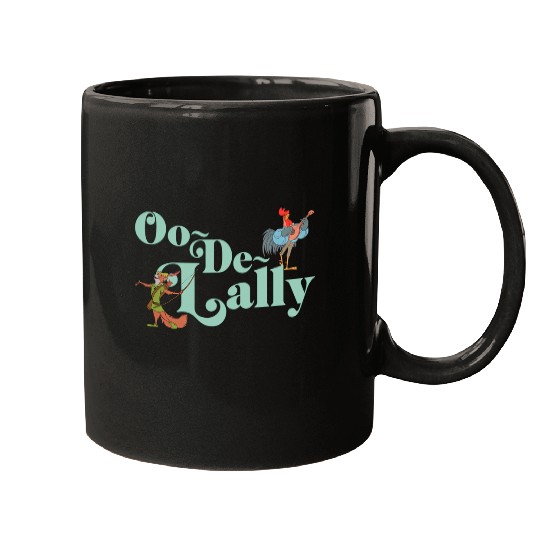 Disney Robin Hood Oo-De-Lally Iconic Quote Chest Text Logo Mugs