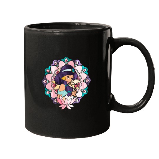 Discover Disney Aladdin Jasmine Stained Glass Lotus Mugs
