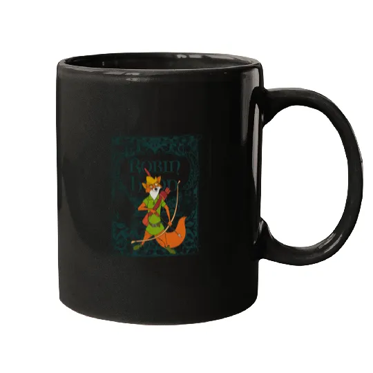 Disney Robin Hood Retro Vintage Distressed Long Sleeve Mugs