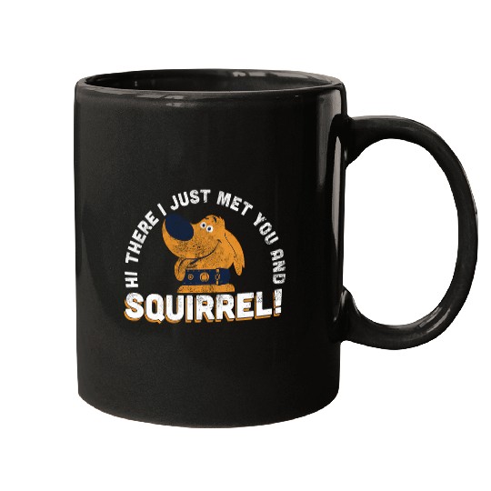 Disney Pixar Up Dug Just Met And Squirrel Mugs