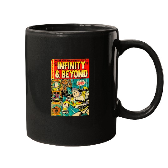 Disney Pixar Toy Story Buzz Lightyear Comic Retro V-Neck Mugs