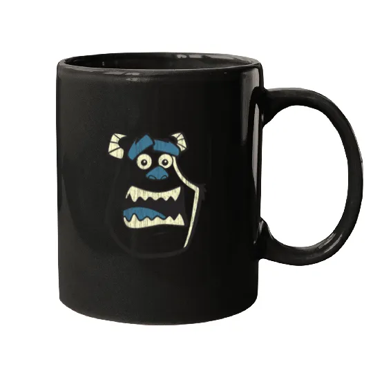Discover Disney Pixar Monsters, Inc. Scared Sulley Retro Big Portrait Mugs