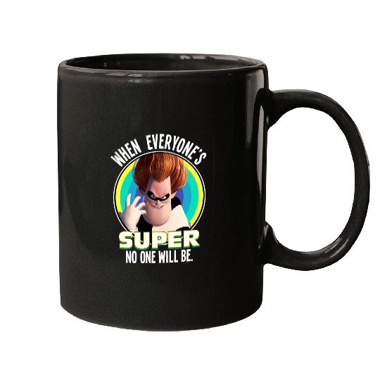 Disney Pixar The Incredibles Syndrome Super Retro Portrait Mugs