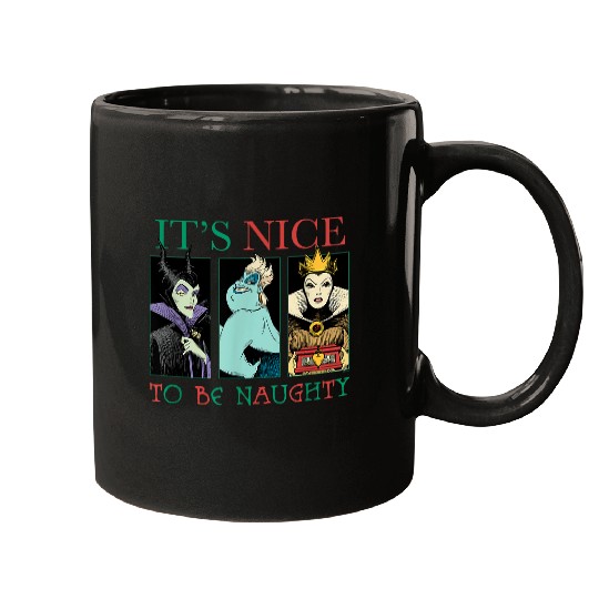 Discover Disneyss Villains Holiday Christmas Its Nice To Be Naughty Mugs