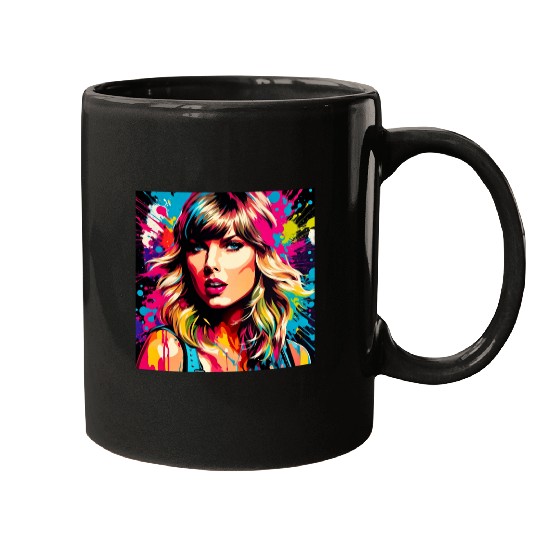 Discover Neon Pop Art Taylor Mugs