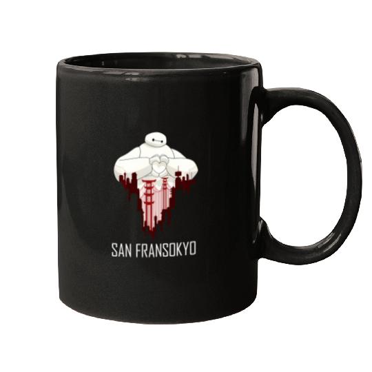 Disney Big Hero 6 Baymax San Fransokyo Love Mugs
