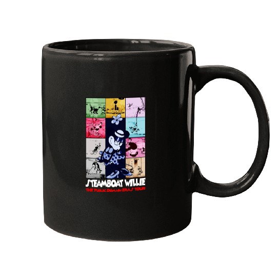 Steamboat Willie The Public Domain Eras Tour  4 TShirt Mugs