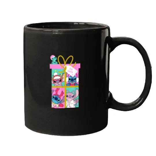 Disneyss Lilo Stitch Christmas Angel Stitch Gift For Santa Mugs