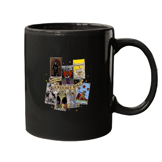 Agatha All Along Tarot Cards Mugs, Marvel Show Disney, Agatha Harkness Down The Witches