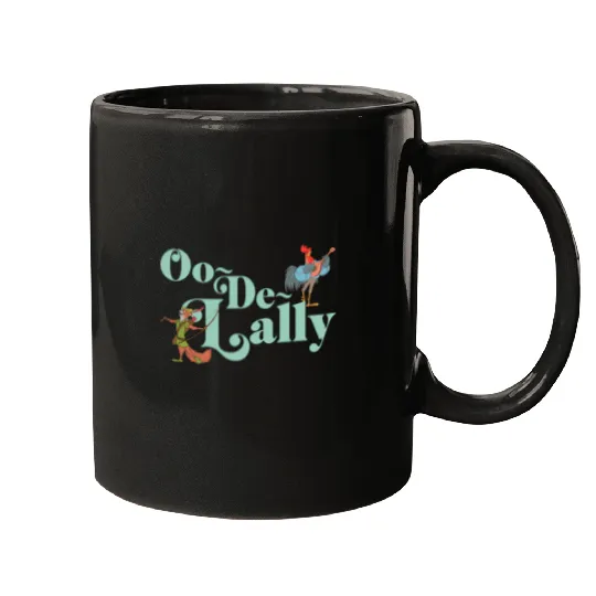 Disney Robin Hood Oo-De-Lally Iconic Quote Chest Text Logo Mugs